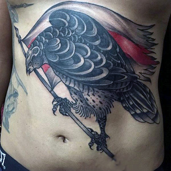100 Hawk Tattoo Designs für Männer - Maskuline Vogel Tinte Ideen  