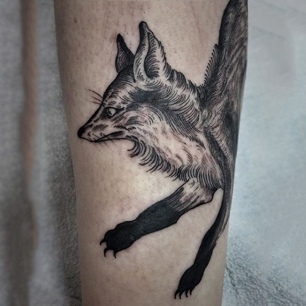 100 Fox Tattoo Designs für Männer - schlaue Tinte Inspiration  