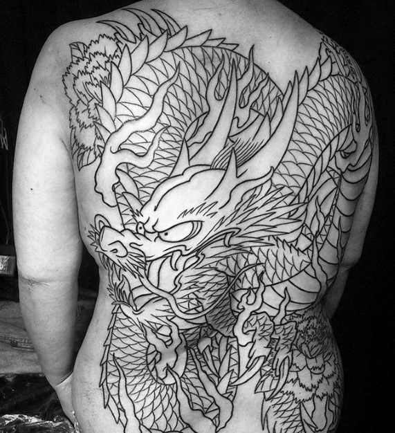 50 japanische zurück Tattoo Designs für Männer - traditionelle Tinte Ideen  
