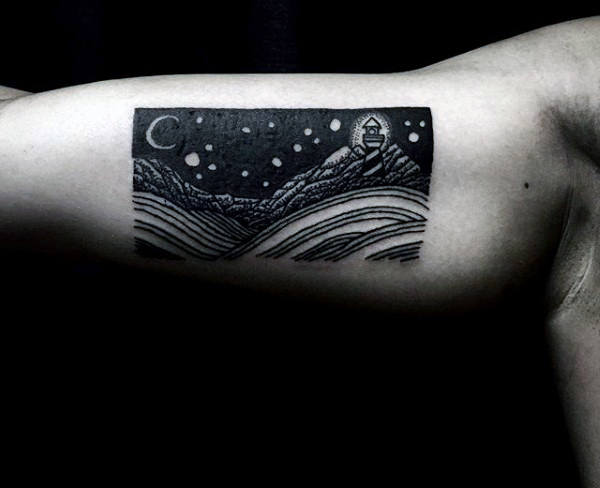 60 Wave Tattoo Designs für Männer - ein Ozean von Manly Ideen  