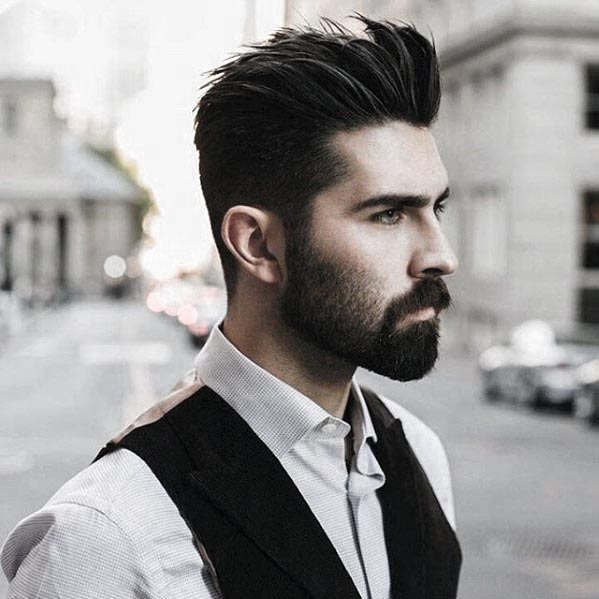 50 kurze Bart Stile für Männer - modische Gesichtshaar Ideen  