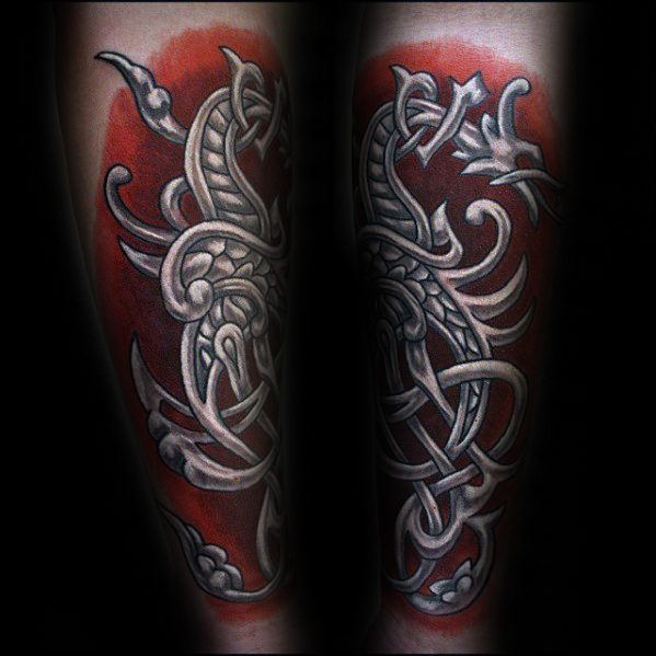 50 Celtic Dragon Tattoo Designs für Männer - Knot Ink Ideen  