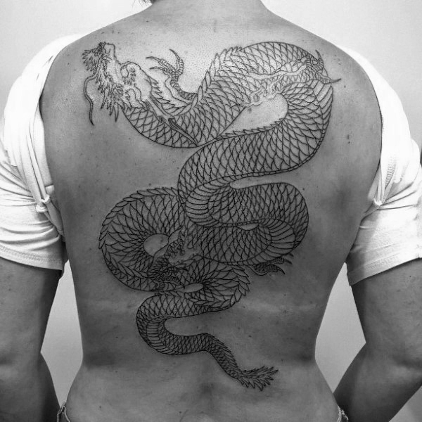 50 chinesische Drache Tattoo Designs für Männer - flammende Tinte Ideen  