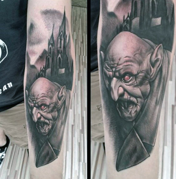 60 Vampir Tattoos für Männer - beißen in coole Designs  