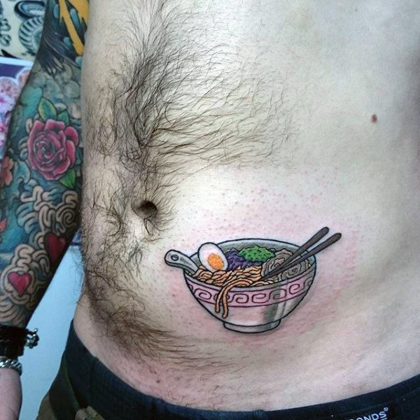 90 Essen Tattoos für Männer - köstliche Design-Ideen  