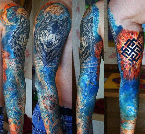 90 Cool Arm Tattoos für Männer - Manly Design-Ideen  
