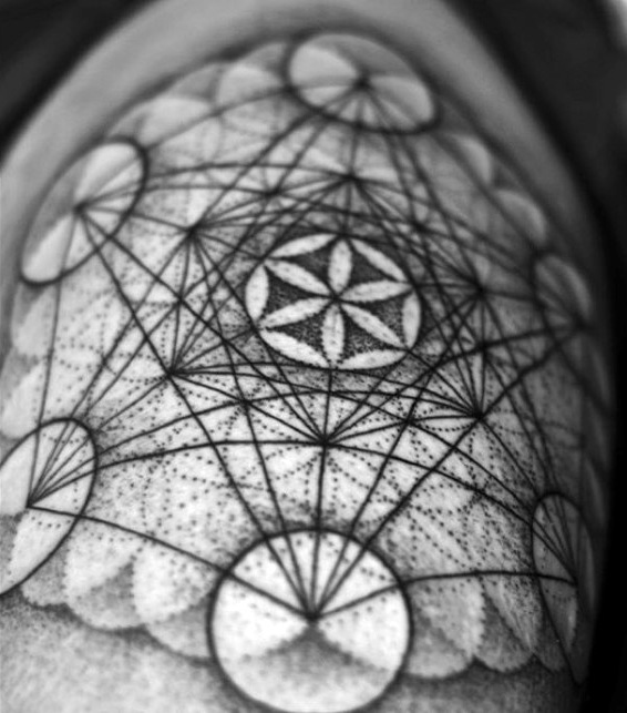 60 Fibonacci Tattoo Designs für Männer - Spiral Ink Ideen  