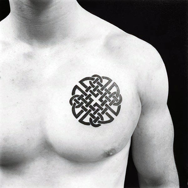 100 Celtic Knot Tattoos für Männer - verwobene Design-Ideen  