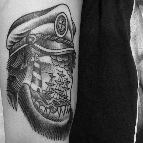 40 sinkende Schiff Tattoo Designs für Männer - Shipwreck Ink Ideas  