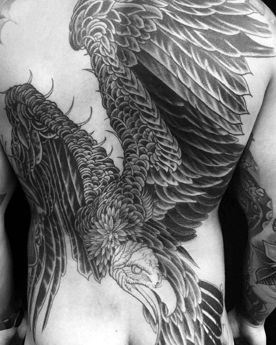 70 Geier Tattoo Designs für Männer - Scavenging Bird Ink Ideen  