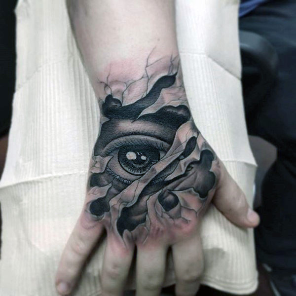 100 Eye Tattoo Designs für Männer - ein komplexer Look Closer  