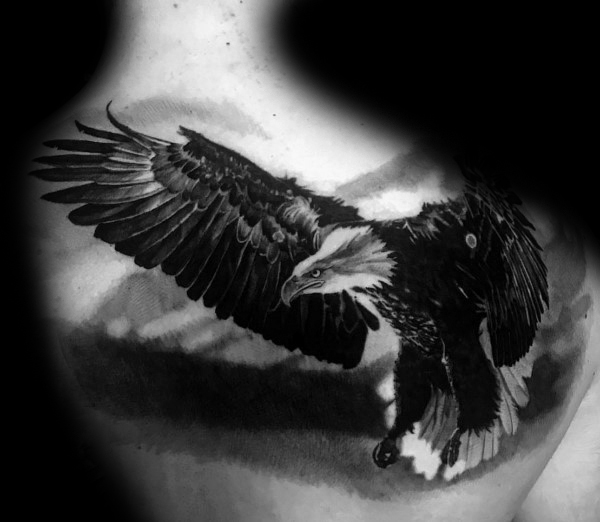 60 Badass Eagle Tattoos für Männer - Vogel Design-Ideen  