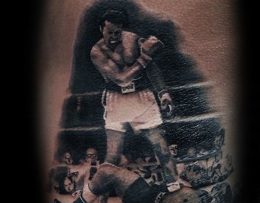 50 Muhammad Ali Tattoo Designs für Männer - Boxing Champion Ink Ideen  