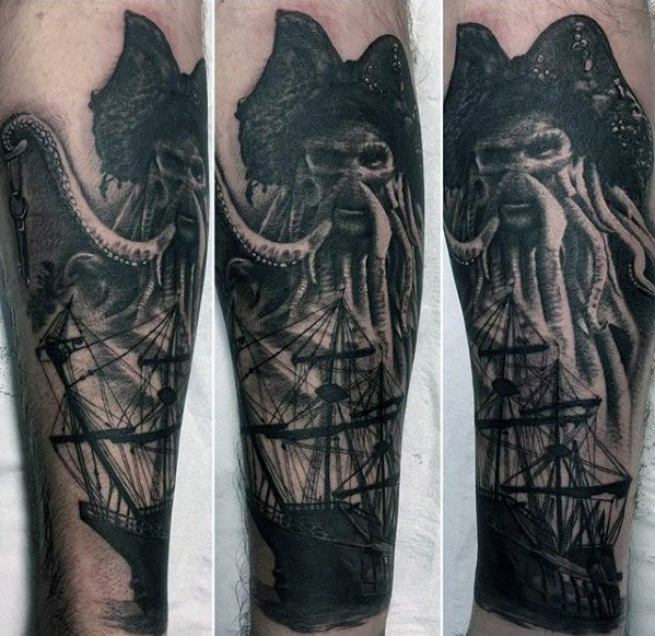 60 Davy Jones Tattoo Designs für Männer - Sailors Devil Ink Ideen  