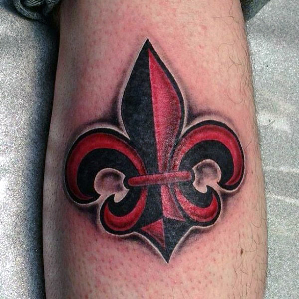 70 Fleur De Lis Tattoo Designs für Männer - stilisierte Lily Ink Ideen  