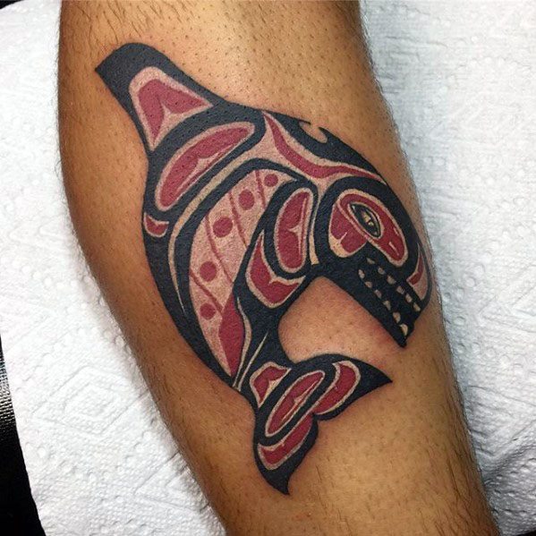 60 Orca Tattoo Designs für Männer - Killerwal-Tinten-Ideen  