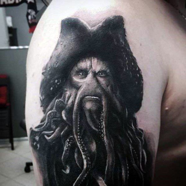 60 Davy Jones Tattoo Designs für Männer - Sailors Devil Ink Ideen  