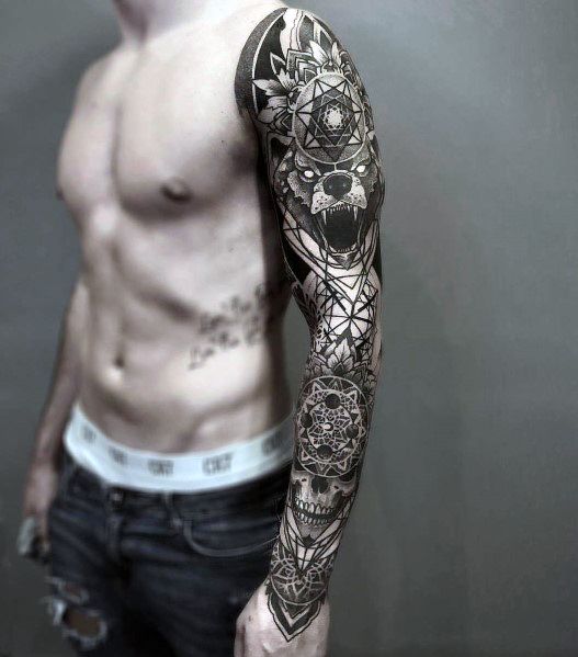 90 Große Tattoos für Männer - Giant Ink Design-Ideen  