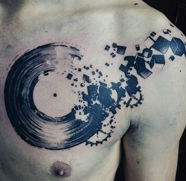 100 Musik Tattoos für Männer - Designs mit Harmonie  