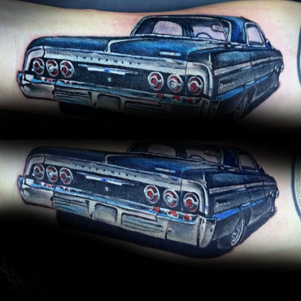 60 Chevy Tattoos für Männer - Cool Chevrolet Design-Ideen  