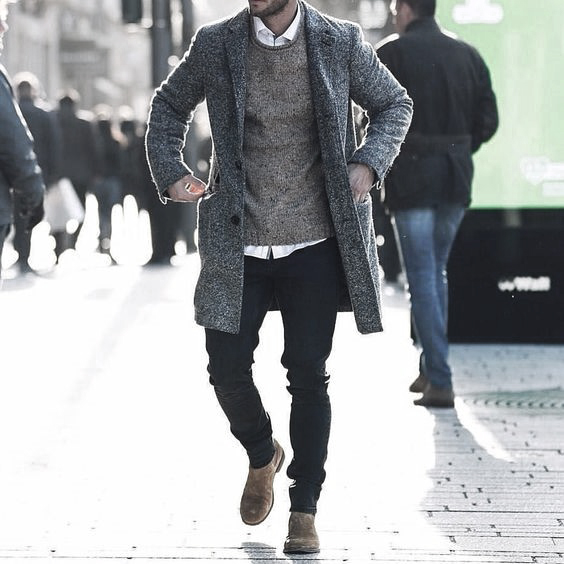 60 Winter Outfits Für Männer Kaltes Wetter Männliche Styles Mann Stil Tattoo 