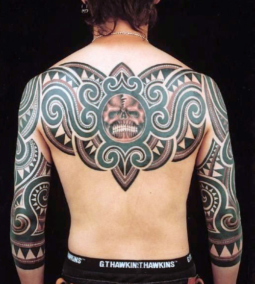 60 Tribal Back Tattoos für Männer - Bold Maskuline Designs  