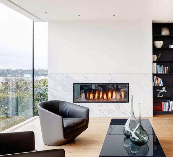Top 70 besten modernen Kamin Design-Ideen - Luxus-Interieur  