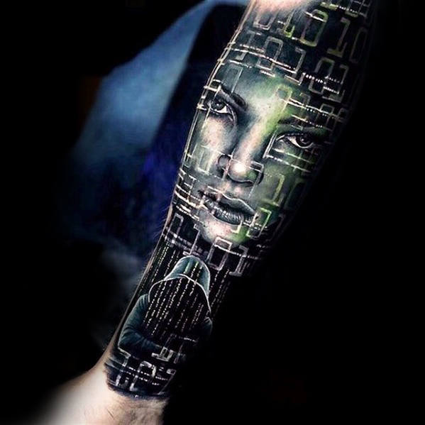 50 3D Unterarm Tattoos für Männer - dreidimensionale Design-Ideen  